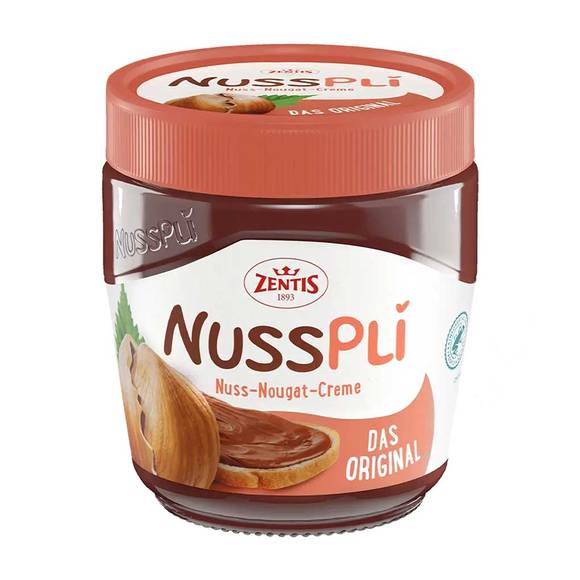 Zentis Nusspli Hazelnut Nougat Creme Spread 1