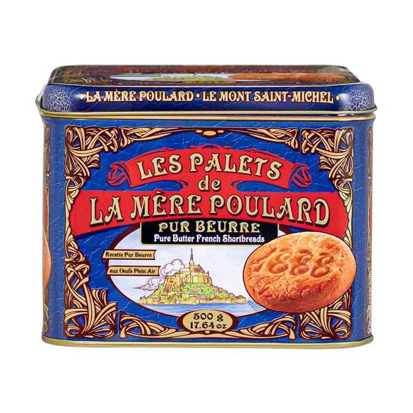 La Mere Poulard French Butter Cookies Palets in Luxury Tin 2