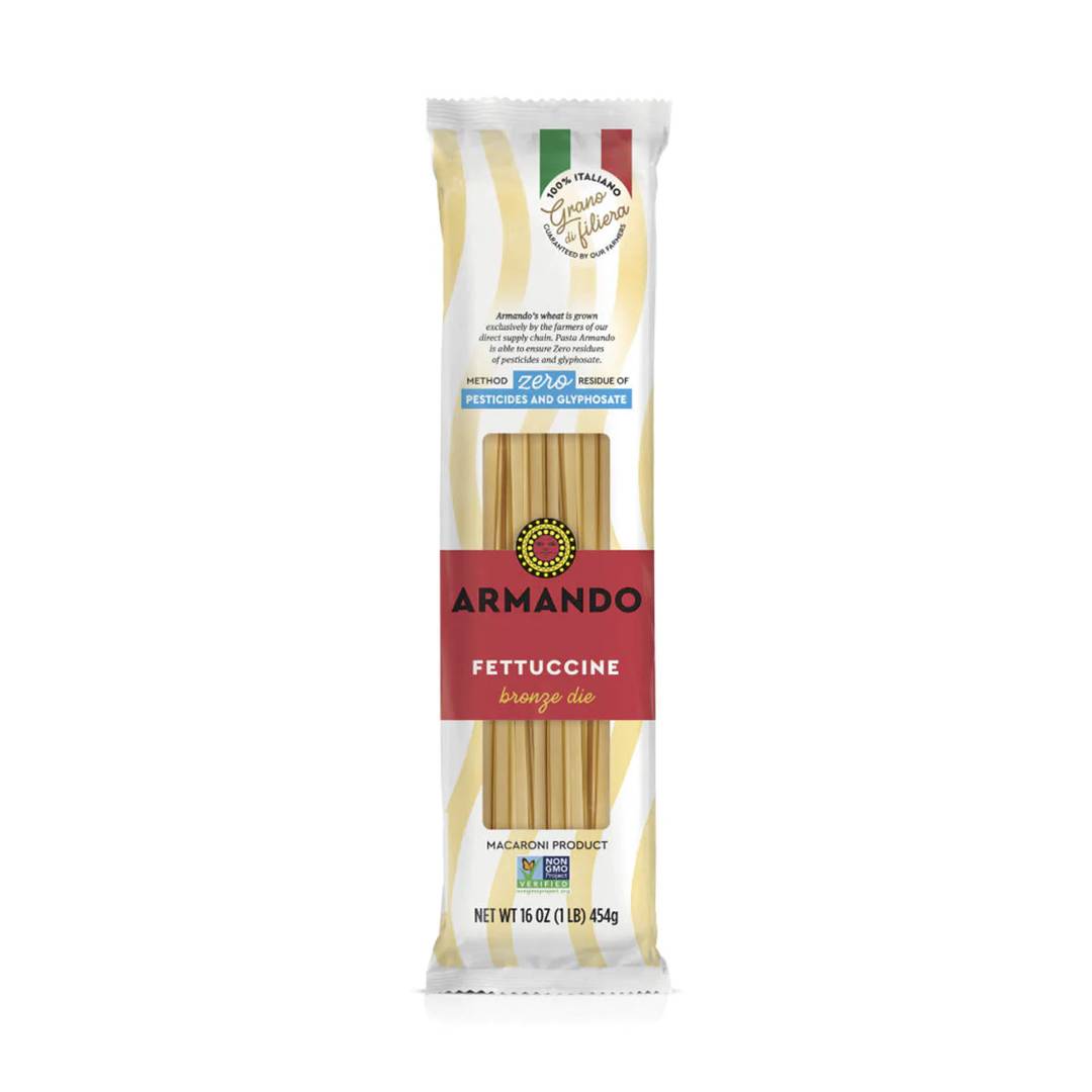 Armando Fettuccine Pasta, 100% Italian Wheat, Bronze Cut 1