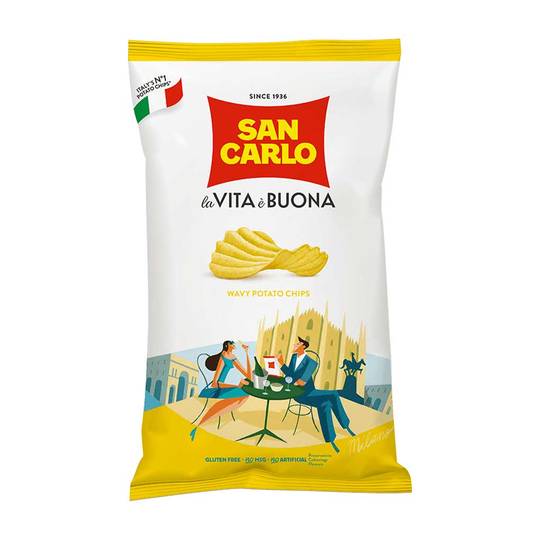 San Carlo Italian Wavy Potato Chips 1