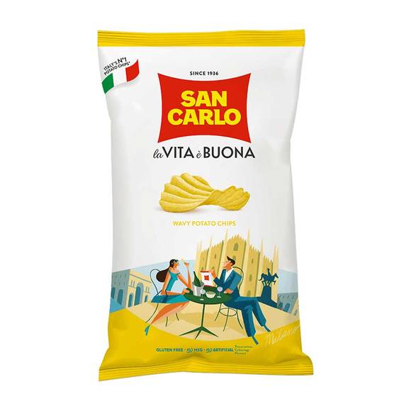 San Carlo Italian Wavy Potato Chips 1