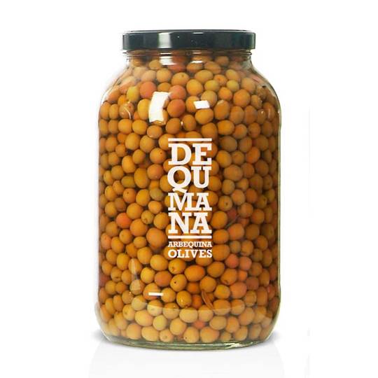 Dequmana Arbequina Olives, Unpitted 1