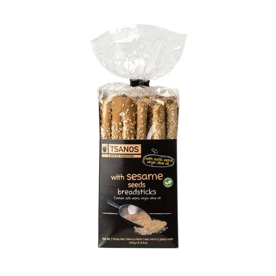 Tsanos Sesame Seed Breadsticks, Vegan 1