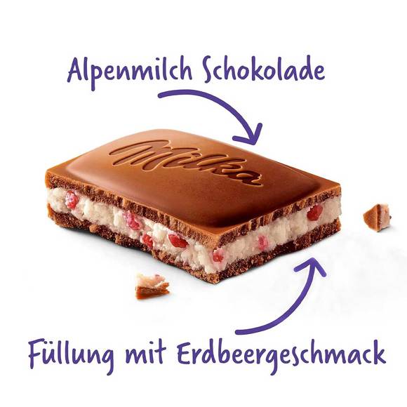 Milka Strawberry Cream Milk Chocolate 2