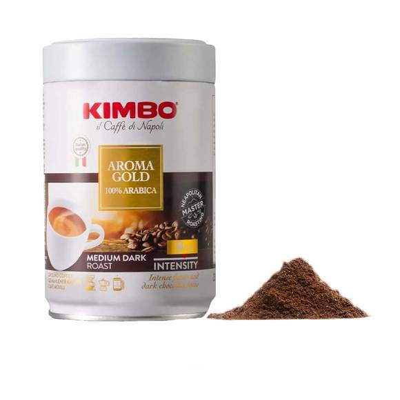 Kimbo 100% Arabica Aroma Gold, Medium Dark Roast 2