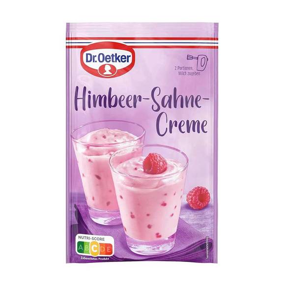 Dr. Oetker Instant Cheese Creme Dessert, Raspberry 1