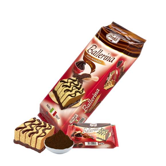 Freddi Cocoa Cream Snack Cakes with Cocoa Base Ballerina 1