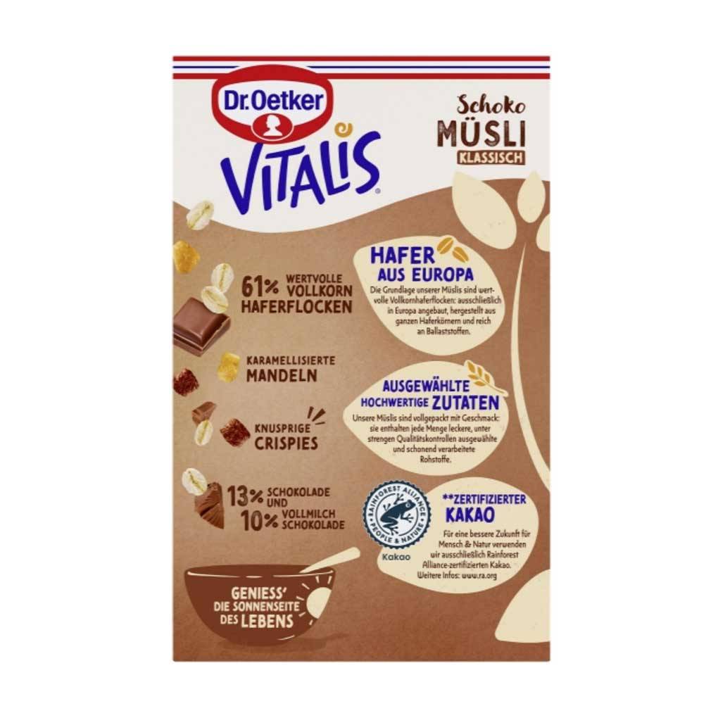 Dr. Oetker Vitalis Classic Chocolate Muesli 2