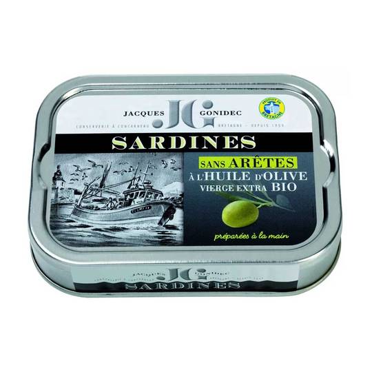 Gonidec Boneless Sardines in Organic EVOO 1