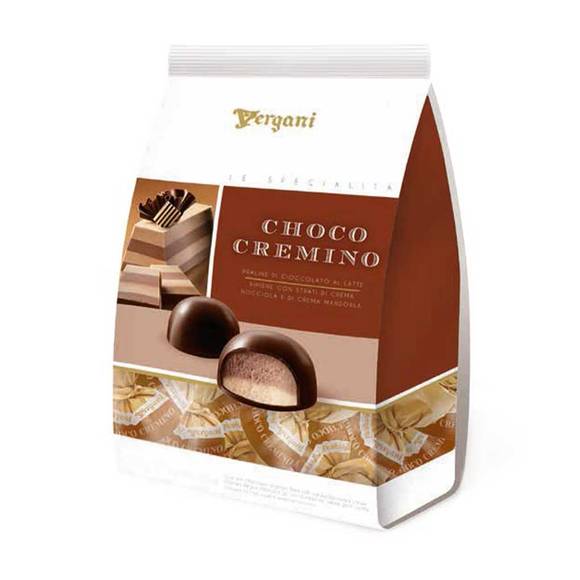 Vergani Milk Chocolate Pralines with Almond & Hazelnut Cremino Cream 1