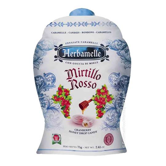 Herbamelle Italian Cranberry and Honey Drop Hard Candies 1