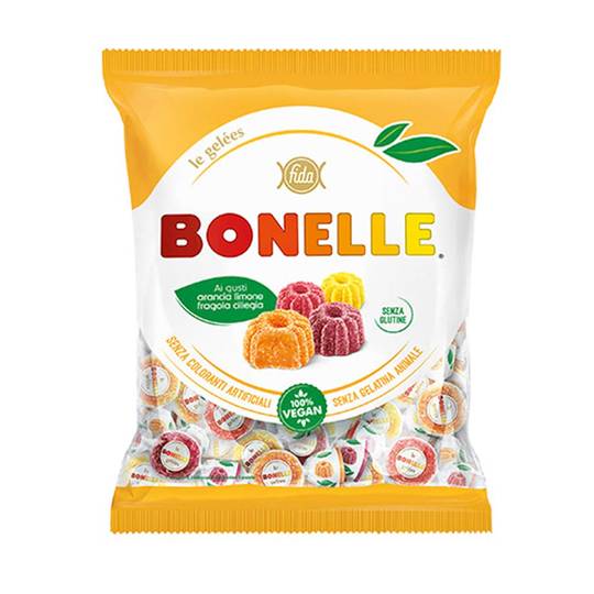 Fida Fida Italian Bonelle Assorted Fruit Jelly Candy, Vegan 1
