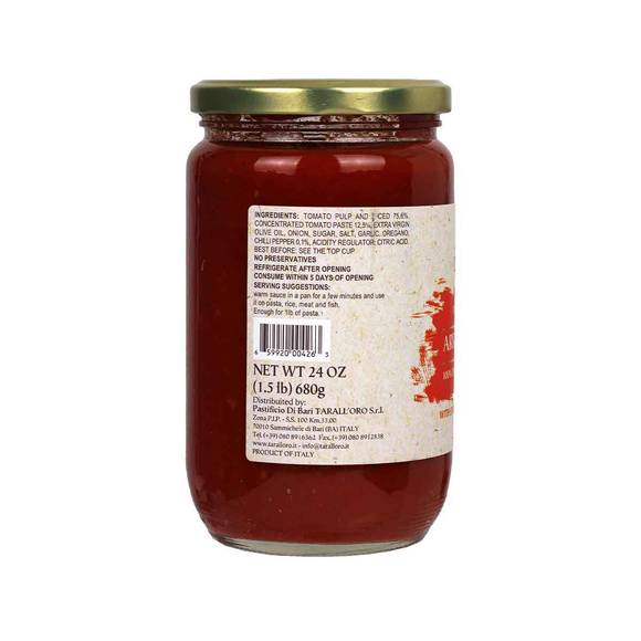 Di Bari Di Bari Arrabbiata Pasta Sauce, 100% Italian Tomatoes 2