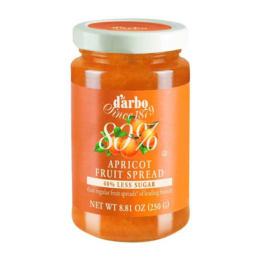 D'Arbo Apricot Fruit Spread, 80% Fruit 1