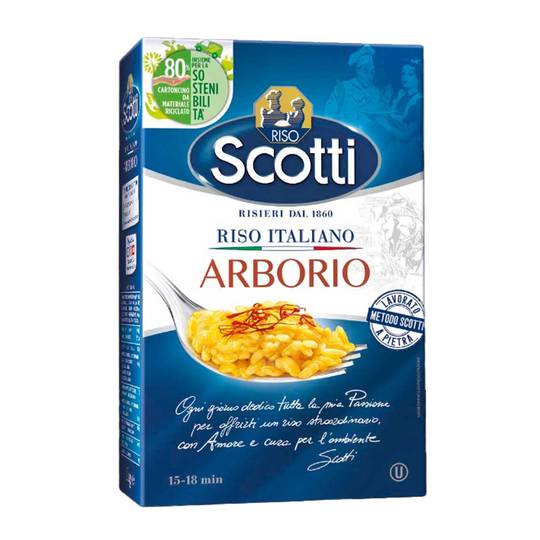Riso Scotti Italian Long Grain Arborio Rice 1