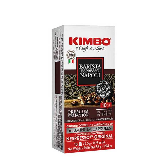 Kimbo Medium Dark Roast Espresso, 10 Aluminum Capsules 1