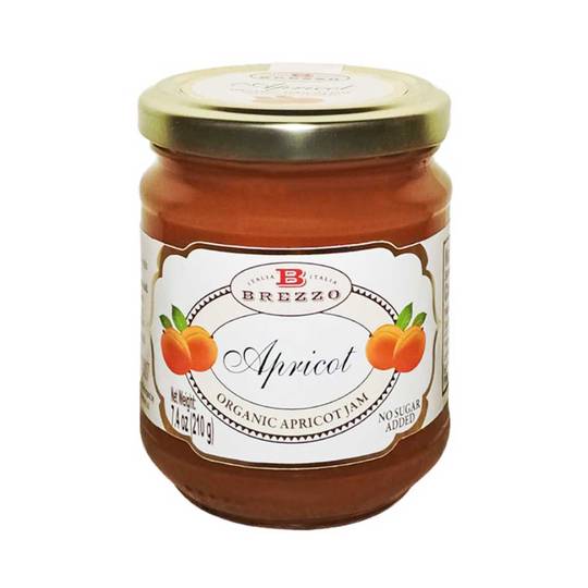 Brezzo Organic Apricot Jam, No Sugar Added 1