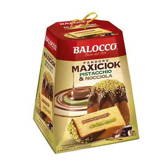 Balocco Pandoro with Pistachio & Hazelnut Cream 1