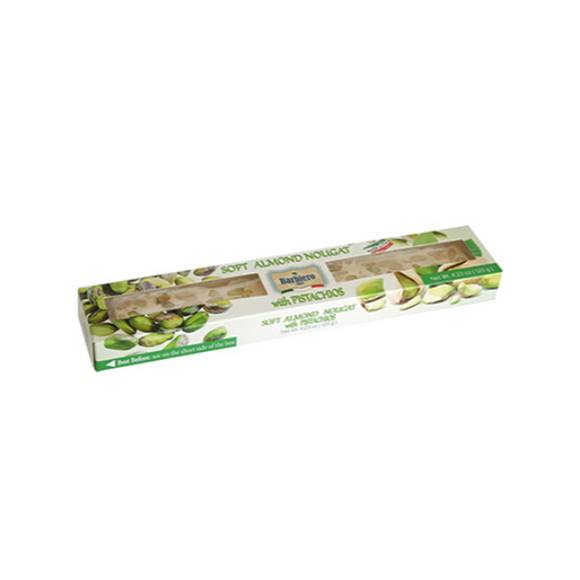 Barbiero Italian Soft Almond Nougat with Pistachios 1