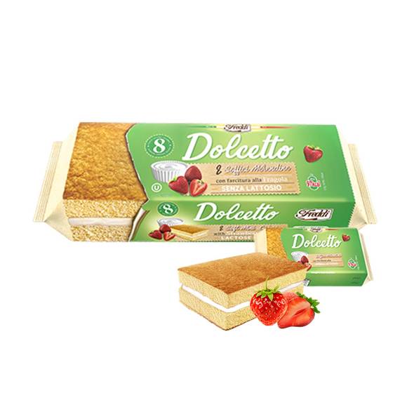 Freddi Mini Strawberry Cream Cakes Dolcetto, Lactose Free 1