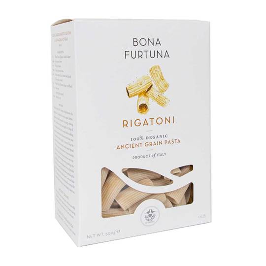 Bona Furtuna Italian Organic Ancient Grain Rigatoni 1