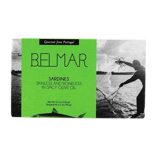 Belmar Skinless Boneless Sardines in Spicy Olive Oil 1