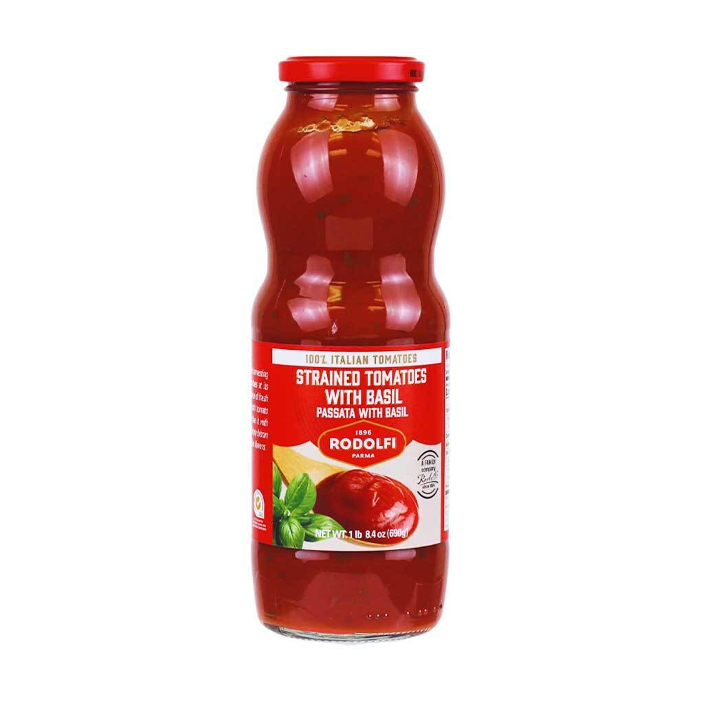 Rodolfi 100% Italian Tomato Passata with Basil 1