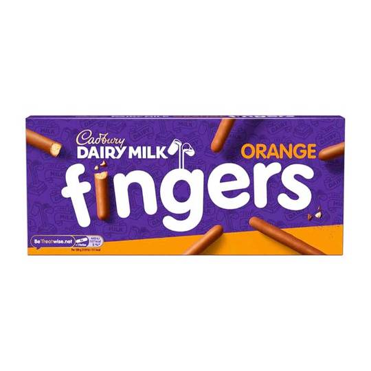 Cadbury Orange Milk Chocolate Fingers 1