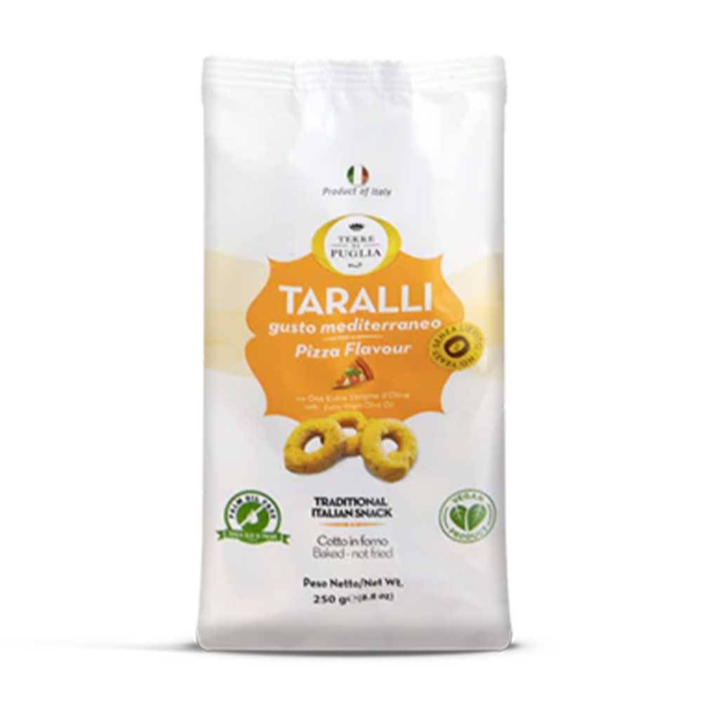 Terre di Puglia Pizza Flavored Taralli, Vegan & No Palm Oil 1