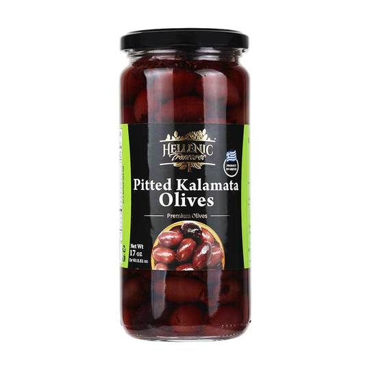 Hellenic Treasures Greek Kalamata Premium Olives, Pitted 1