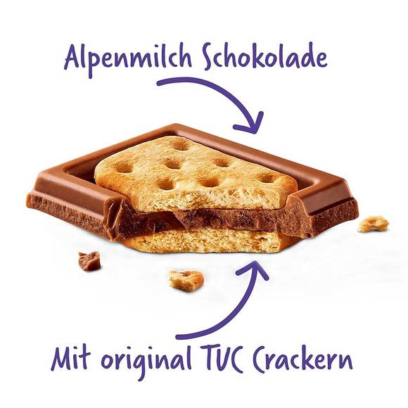 Milka Milk Chocolate with Tuc Biscuits 2