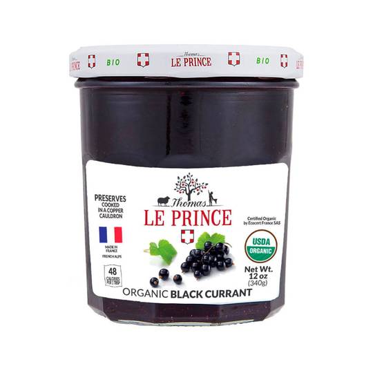 Thomas Le Prince Organic French Blackcurrant Preserve 1