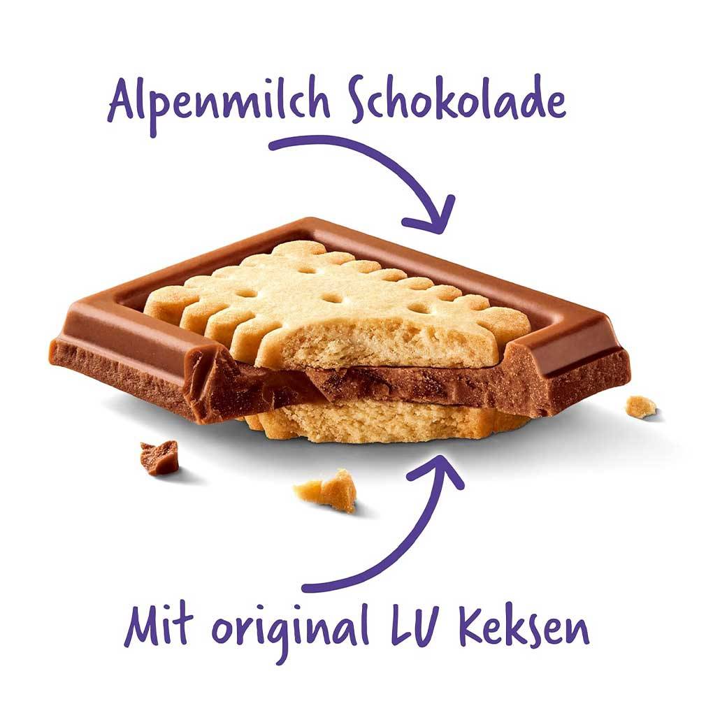 Milka Milk Chocolate with LU Biscuits 2