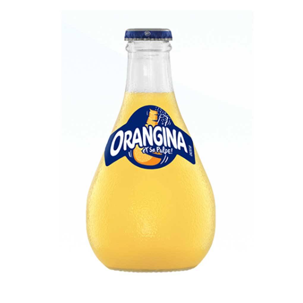 Orangina French Orange Soda with Pulp, 6-Pack Bottles 2