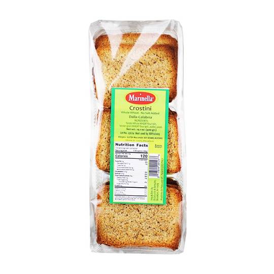 Marinella No Salt Added Crostini, Whole Wheat 1