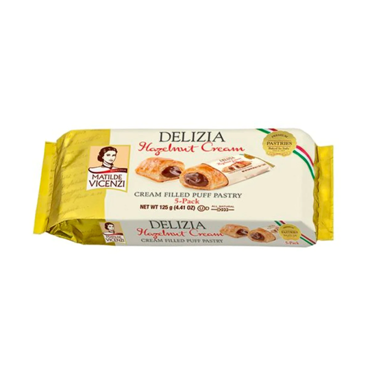 Matilde Vicenzi Delizia Hazelnut Cream Filled Puff Pastry 1