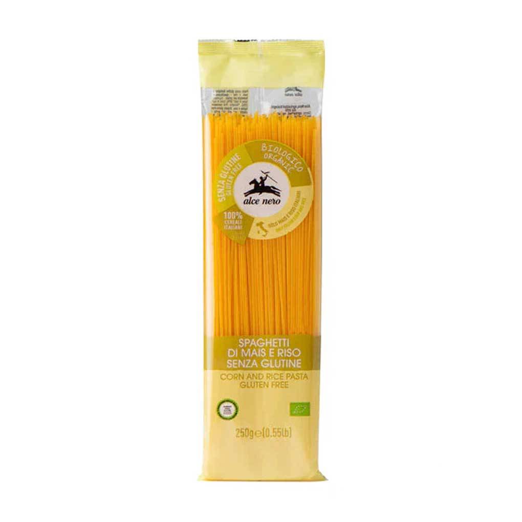 Alce Nero 100% Italian Organic and Gluten Free Corn and Rice Spaghetti Pasta 1