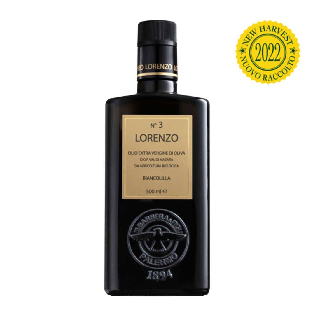 Lorenzo N3 Monocultivar Biancolilla Organic EVOO DOP Val Di Mazara 1