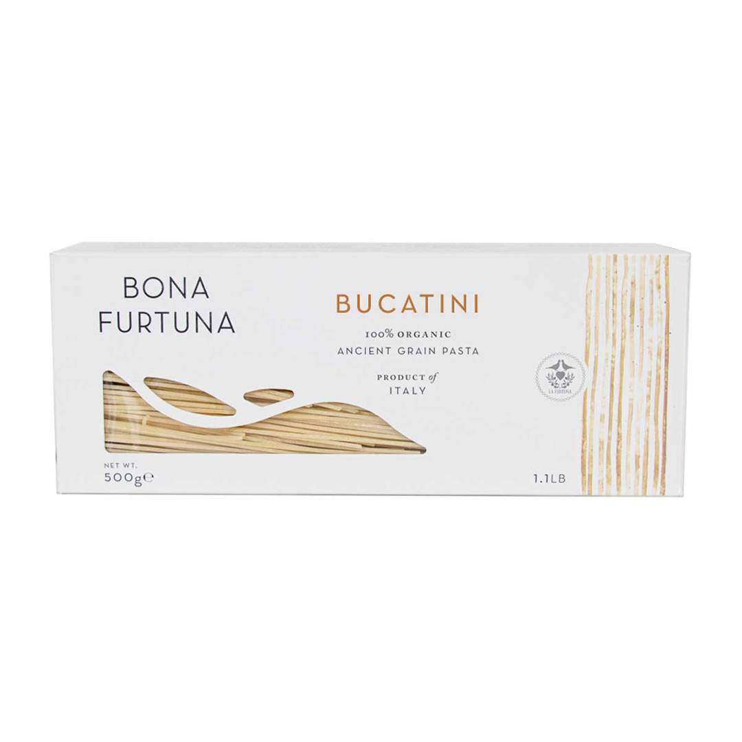 Bona Furtuna Italian Organic Ancient Grain Bucatini 1