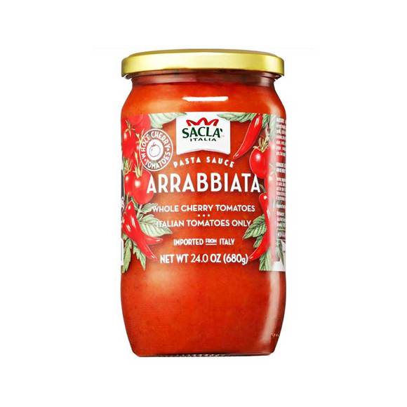 Sacla Italian Whole Cherry Tomato Arrabbiata Pasta Sauce 1
