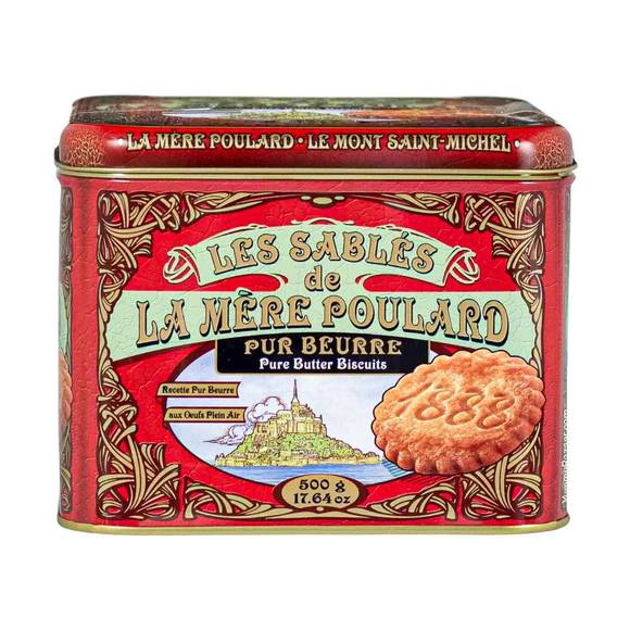 La Mere Poulard French Butter Sable Cookies in Luxury Tin 2