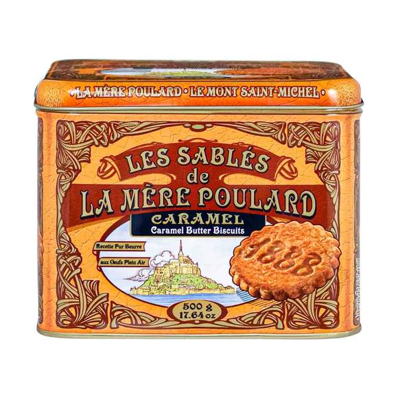 La Mere Poulard French Caramel Sable Cookies in Luxury Tin 2