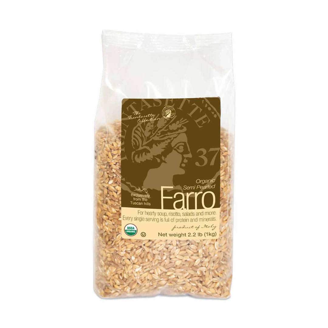 Trentasette Organic Semi Pearled Farro from Tuscany 1