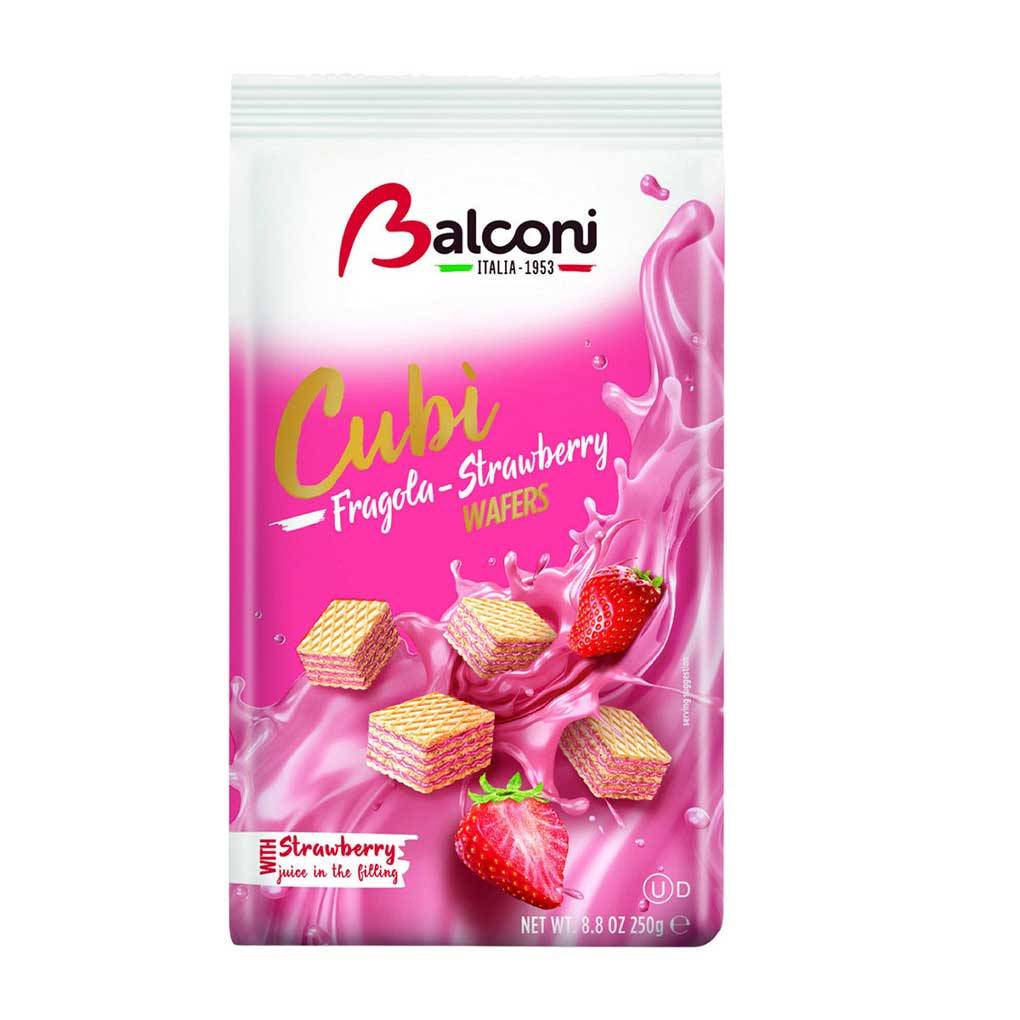 Balconi Strawberry Wafer Cubes 1