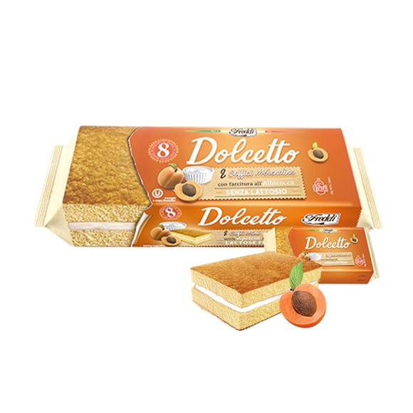 Freddi Mini Apricot Cream Cakes Dolcetto, Lactose Free 1