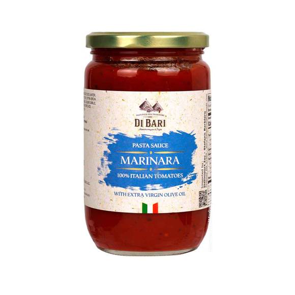 Di Bari Marinara Pasta Sauce, 100% Italian Tomatoes 1