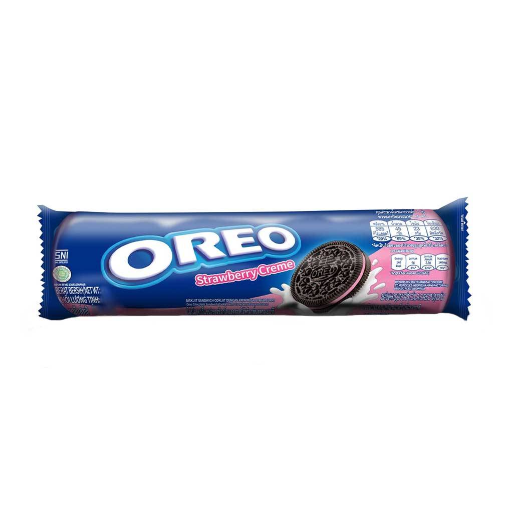 Oreo Chocolate Sandwich Cookies with Strawberry Cream Filliing 1