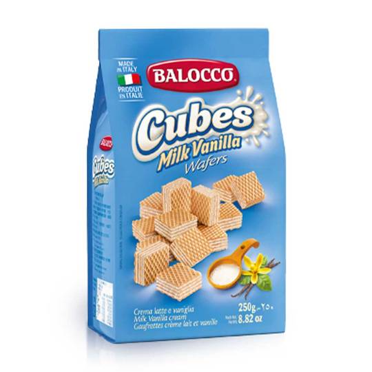 Balocco Milk & Vanilla Wafer Cubes 1