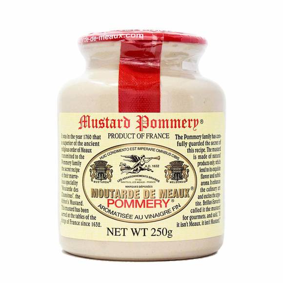 Pommery Whole Grain Mustard in Crock from Meaux 1