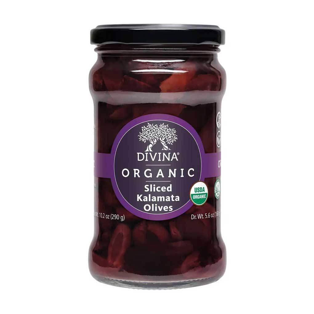 Divina Organic Sliced Kalamata Olives 1